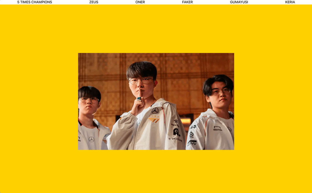 A one page fan site built to experiment with GSAP animations and motion design.